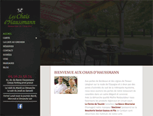 Tablet Screenshot of chais-haussmann.com